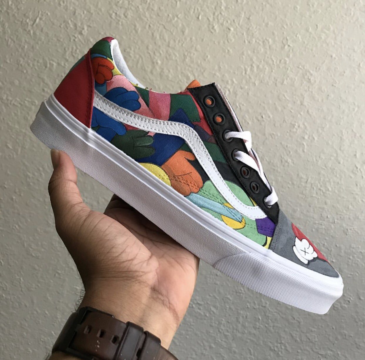 Kanye shop custom vans