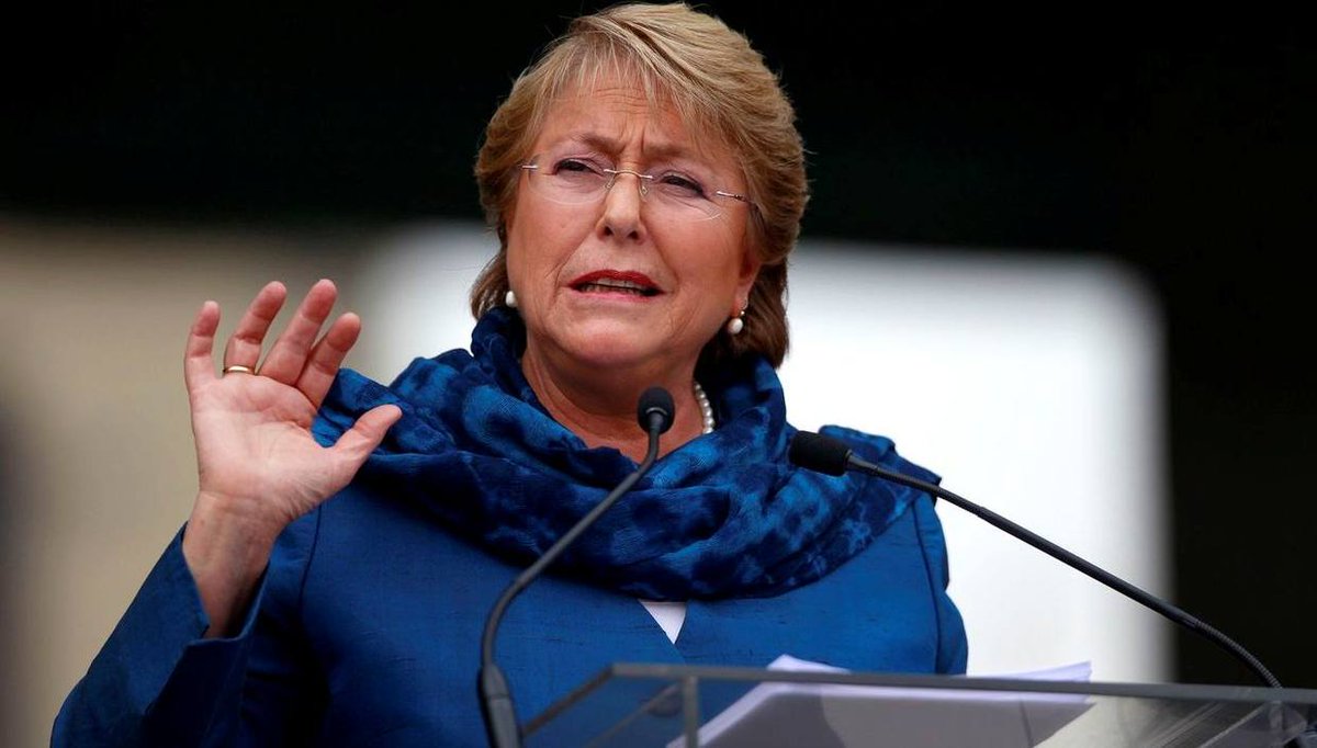 ElNacionalWeb's tweet photo. Michelle Bachelet: No podemos pasar por alto la situación en Venezuela https://t.co/gToCJddeKP  https://t.co/4UwLddfSwG
