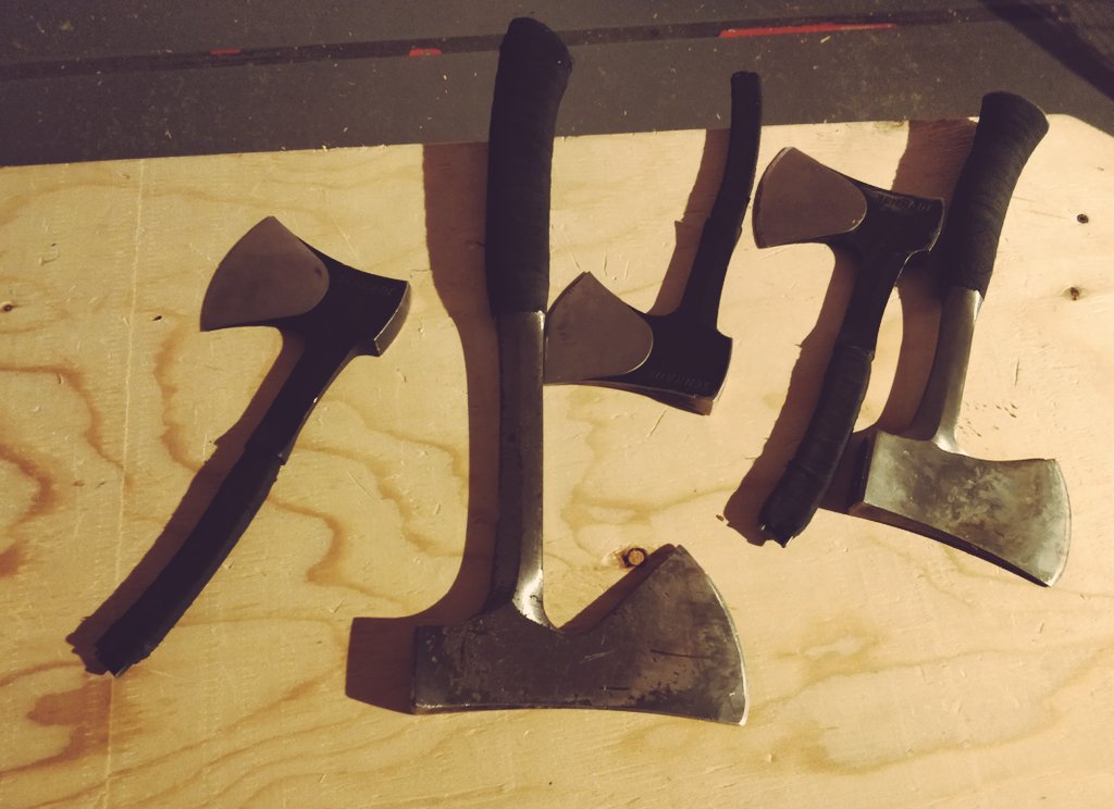 Tools of the trade tonight <a href="/ragemontreal/">Rage Axe Throwing</a>