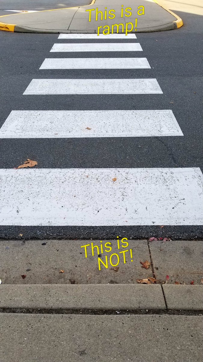 Fedforlife's tweet photo. Why can't @lansdownecentre and @TransLink get their "stuff" together and line up their curb ramps ... @RickHansenFdn ?  #Accessibility https://t.co/PFu4frH7vf