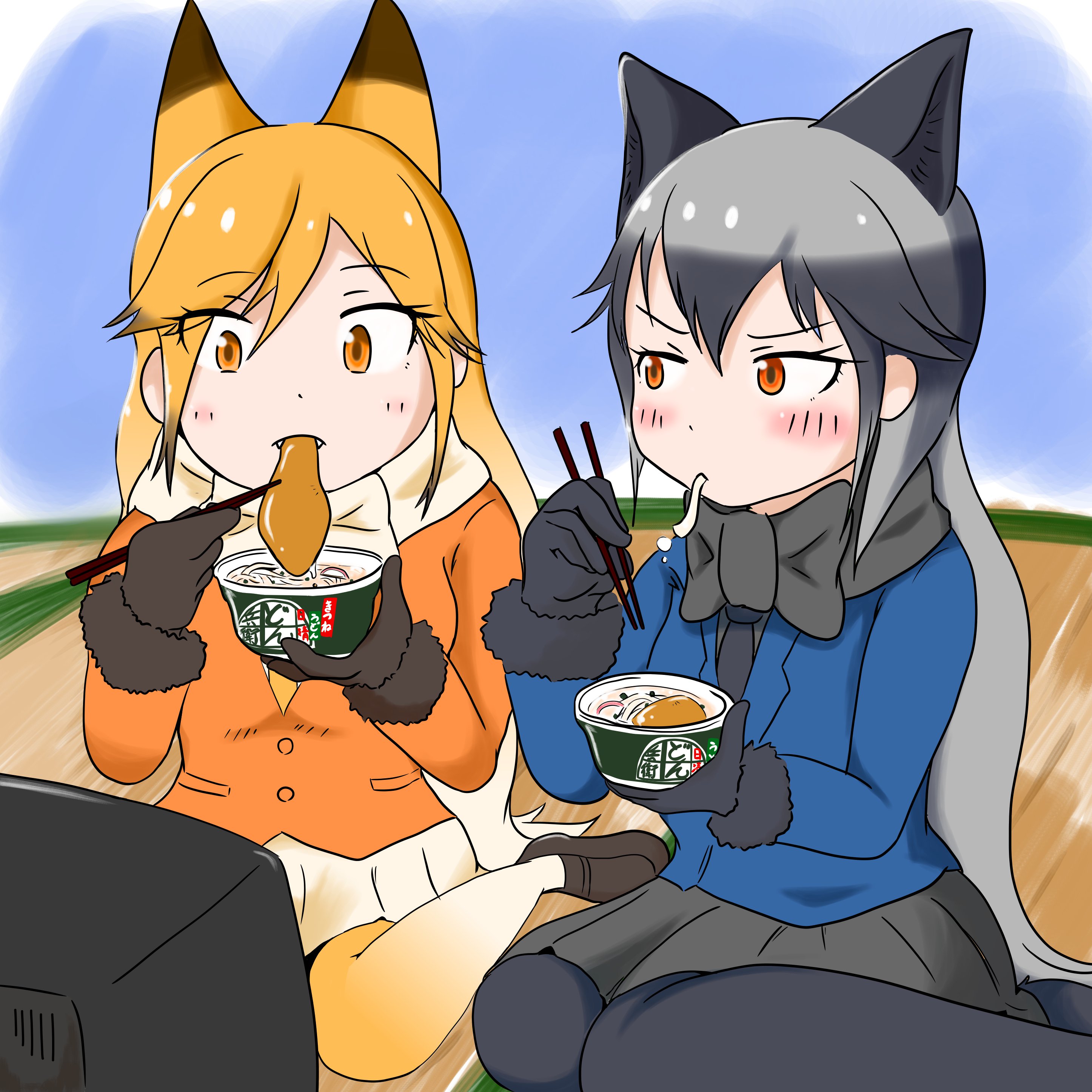 تويتر まるねこ على تويتر どん兵衛 けものフレンズ 無性にどん兵衛が食べたくなる キタキツネちゃん ギンギツネちゃんかわいい けものフレンズ キタキツネ ギンギツネ どん兵衛 T Co Gatwnhvkzv