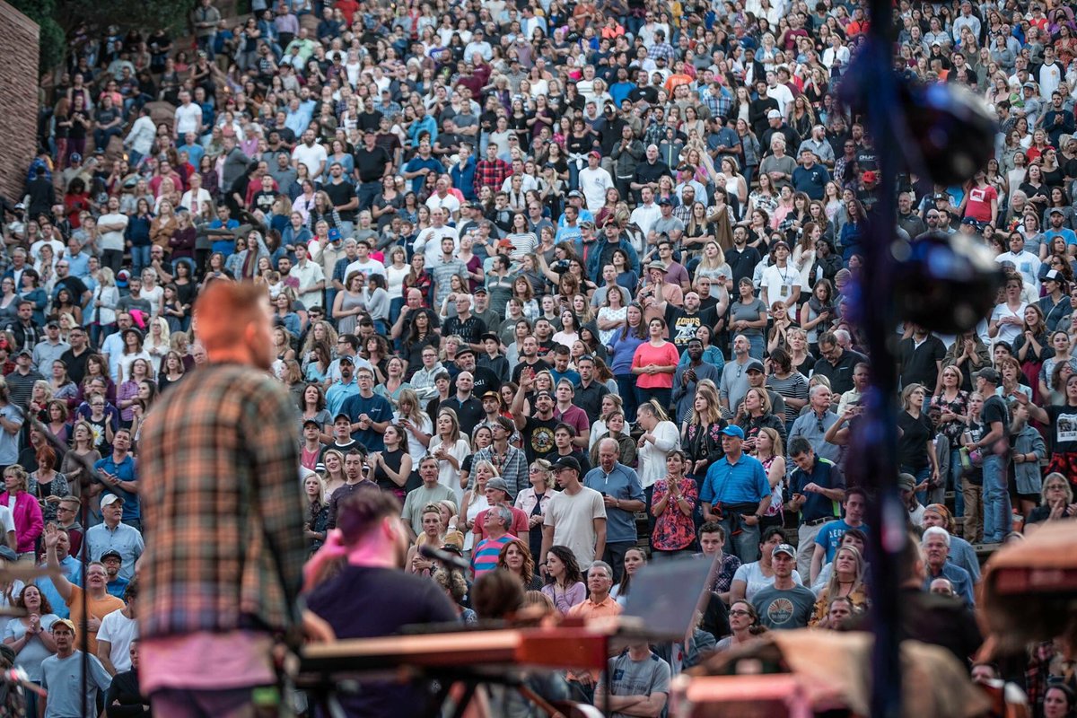 What. A. Night. THANK YOU to the 10,000 people who came to worship with us at #WorshipOnTheRocks last night at Red Rocks Amphitheatre!