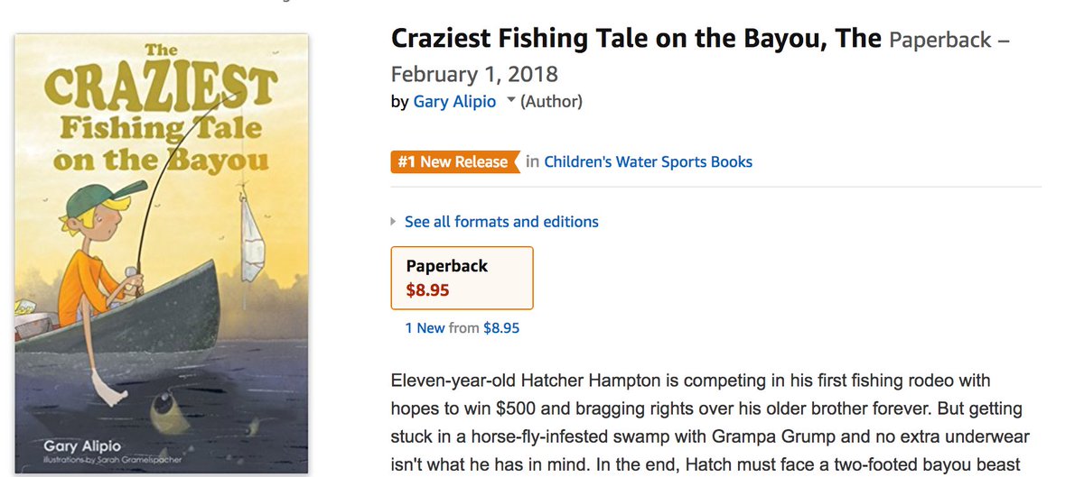 garygalipio's tweet photo. Okay, I have the #bestfriends in the world. Look what they did #justsaying #kidlit #fishingtale #firstcatch https://t.co/Xi9IxGMQoI