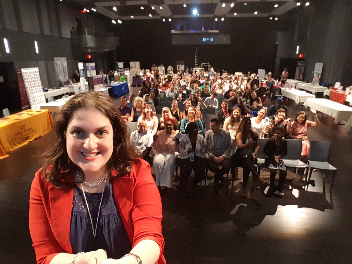gabymammone's tweet photo. Thank you to @CdnSmallBizWmn for the opportunity to emcee the Expo. #somuchfun  #csbwbiz #toomuchceiling  #selfiestickissues https://t.co/6oi6Jyh21q