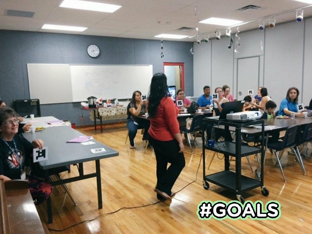 MsLVEcounselor's tweet photo. Our first Cafecito ☕ of the year! @NISDLeonValley parents engaging with #Plickers ! We 💗 our time with LVE parents!  #makeitfun #LVEfamily https://t.co/pfSbosBZuC