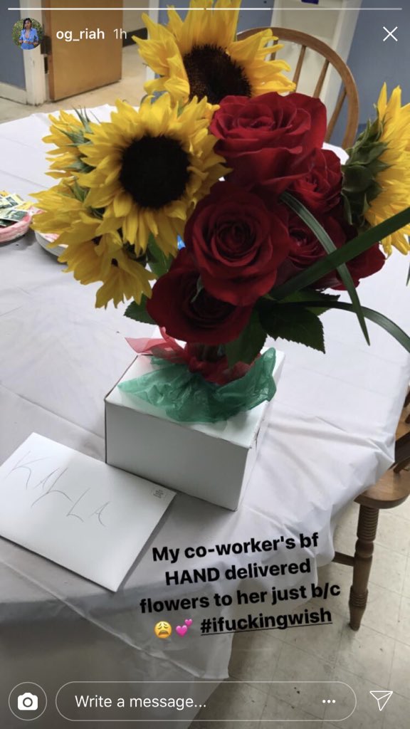 Kaywill On Twitter My Boyfriend Randomly Bought Me Flowers Today And Surprised Me With Them At My Job He Loves Me Getyouadp Justnotmine Ifight