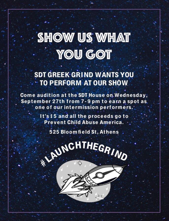 Are you a star performer?? Come audition for a chance to perform in front of 2000 people! All acts are welcome! 🌟🌟 #Launchthegrind