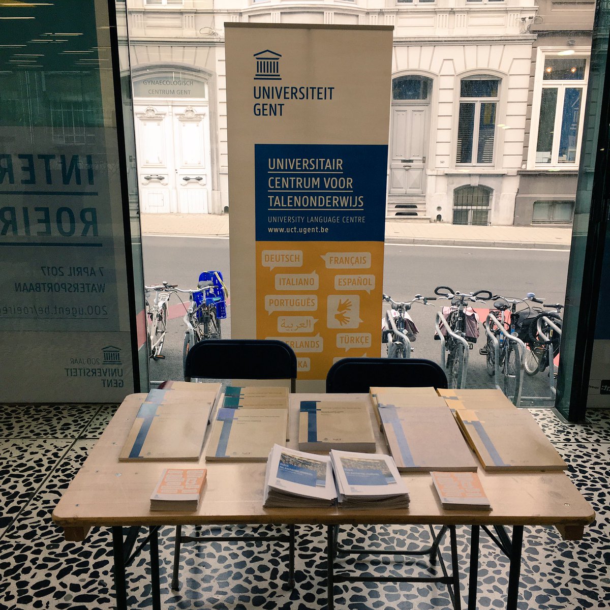 We staan straks paraat op de infomarkt van de #welcomedays voor de nieuwe erasmusstudenten #esn #ugent