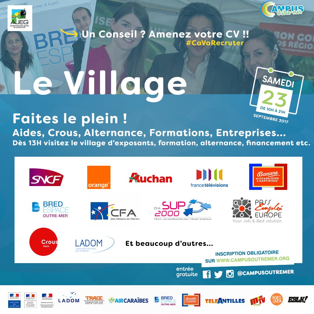 Un conseil ? Amenez votre CV ! #CavaRecruter Rdv au #COM2017  #Formation #Alternance #InsertionProfessionelle