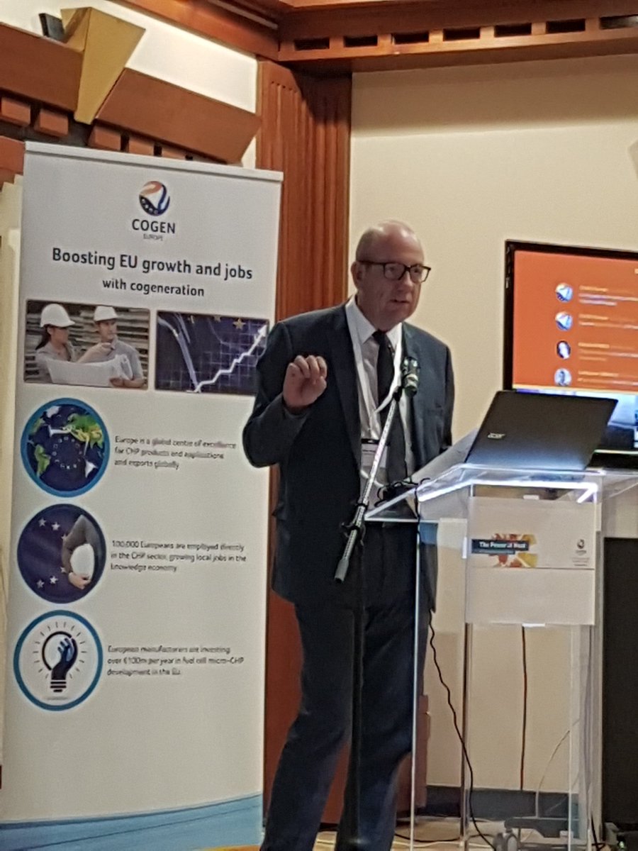 We can't reach our energy &amp; climate goals without #cogeneration &amp; #districtheating says our keynote speaker <a href="/PaulHHodson/">Paul H HODSON</a> at #thepowerofheat