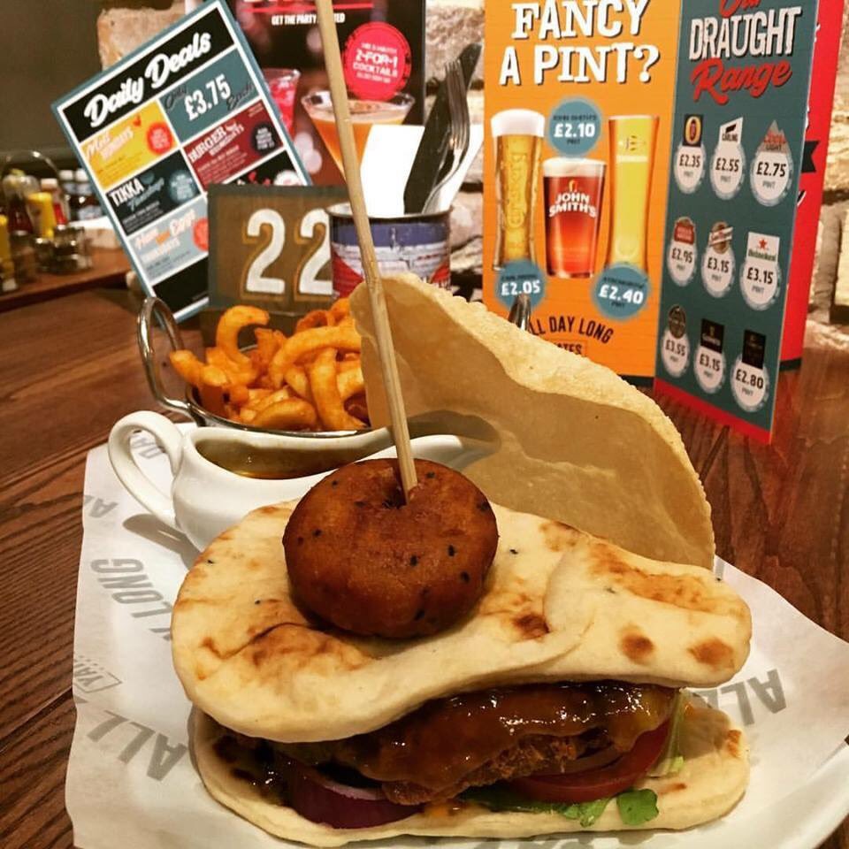 Excited for lunch?

Try our delicious new 'Bombay Burger' 🤗