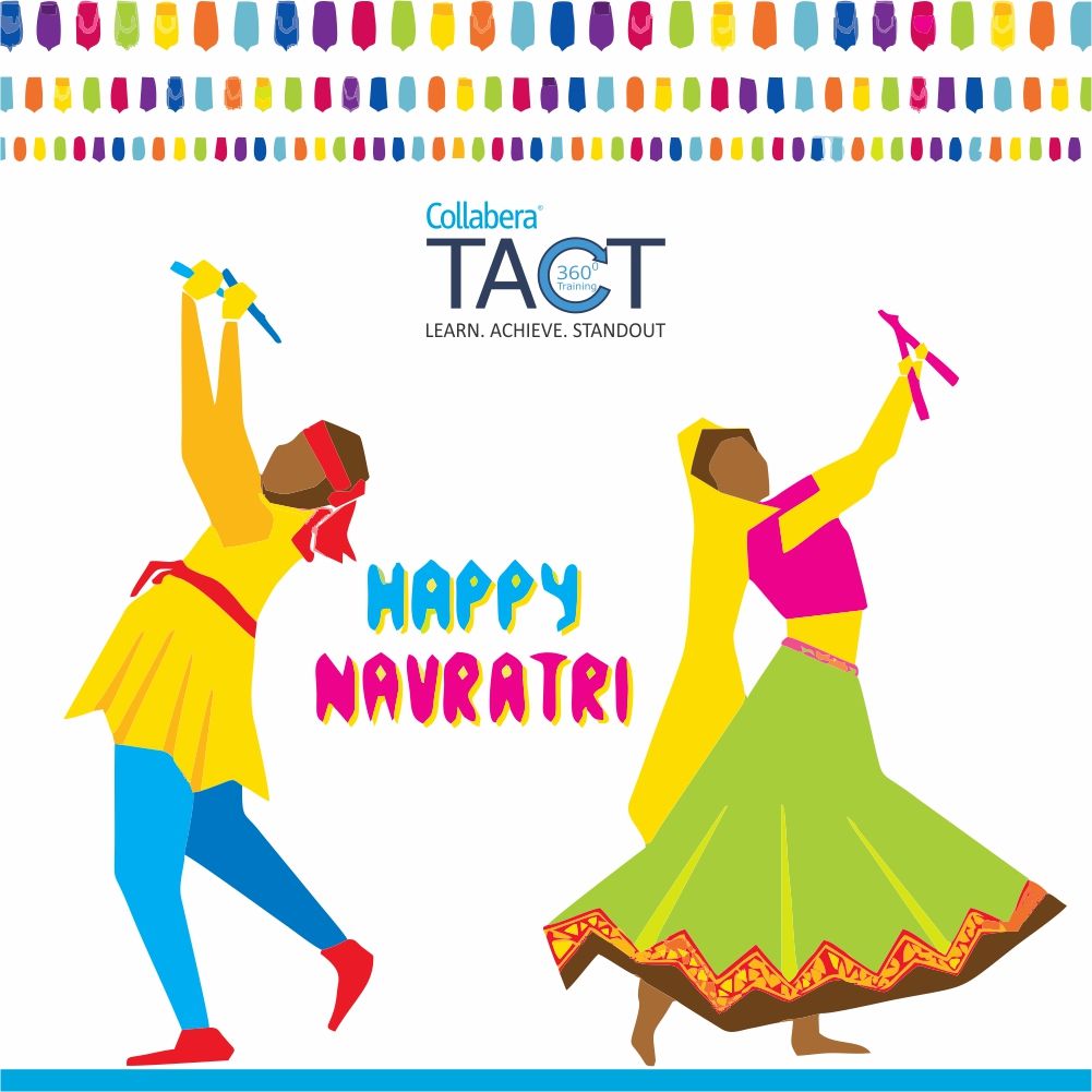 Cognixia's tweet photo. #CollaberaTACT Wishes You #Happy #Navratri...... https://t.co/BfnkEwWMXL