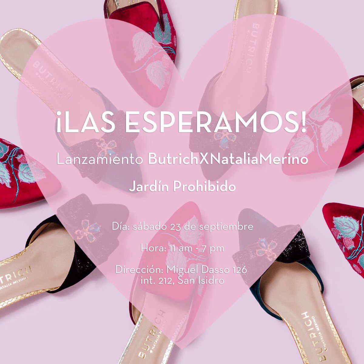 Las espero este sábado 23 de septiembre ❤😍🤗 #ButrichXNataliaMerino #JardinProhibido