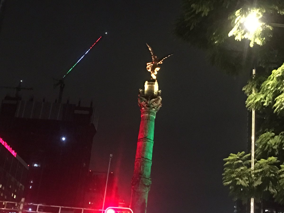 Mexico is in pain. But this is their Angel, and he is always looking after the Aztec nation