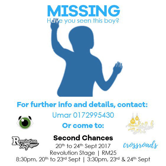 #crossroads - a theatrical ensemble | 3 play 4 poets 7 tales 1 story | 20-24 September | Studio Revolution Stage | RM25 #prjkbb #chermin