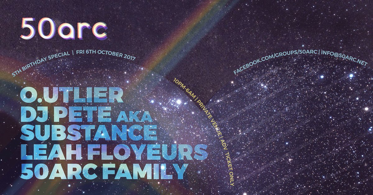 50arc is 5 on Friday 6th Oct