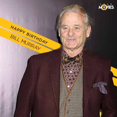 Happy birthday to a comedic legend;  Bill Murray! 