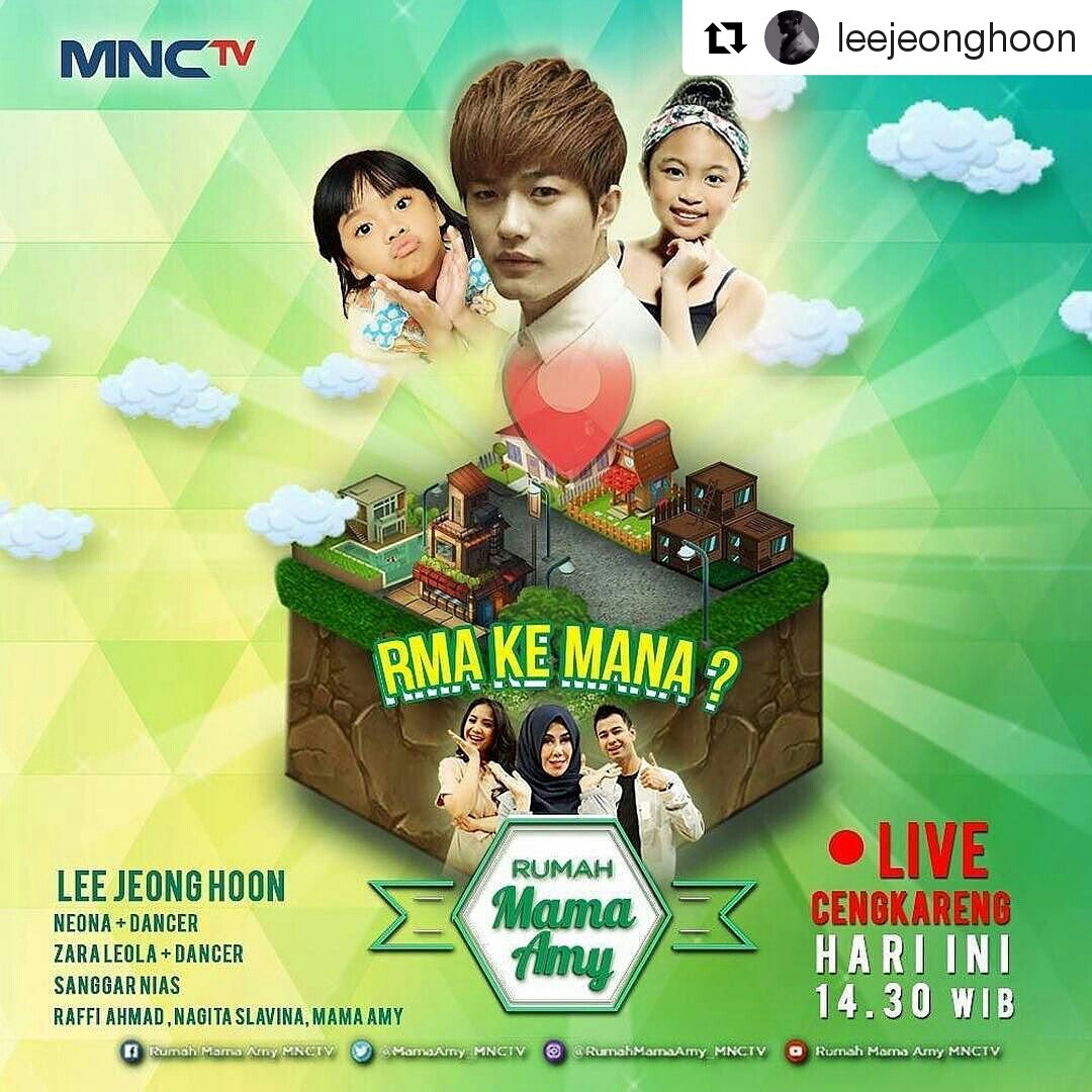 leemoaloverss's tweet photo. Today lee oppa @MoA_AeiM  di @RumahMamaAmy jam 14.30 wib LIVE AT @Official_MNCTV  hwaiting ~ #LEEatRumahMamaAmyMNCTV https://t.co/e2RIonFoHF