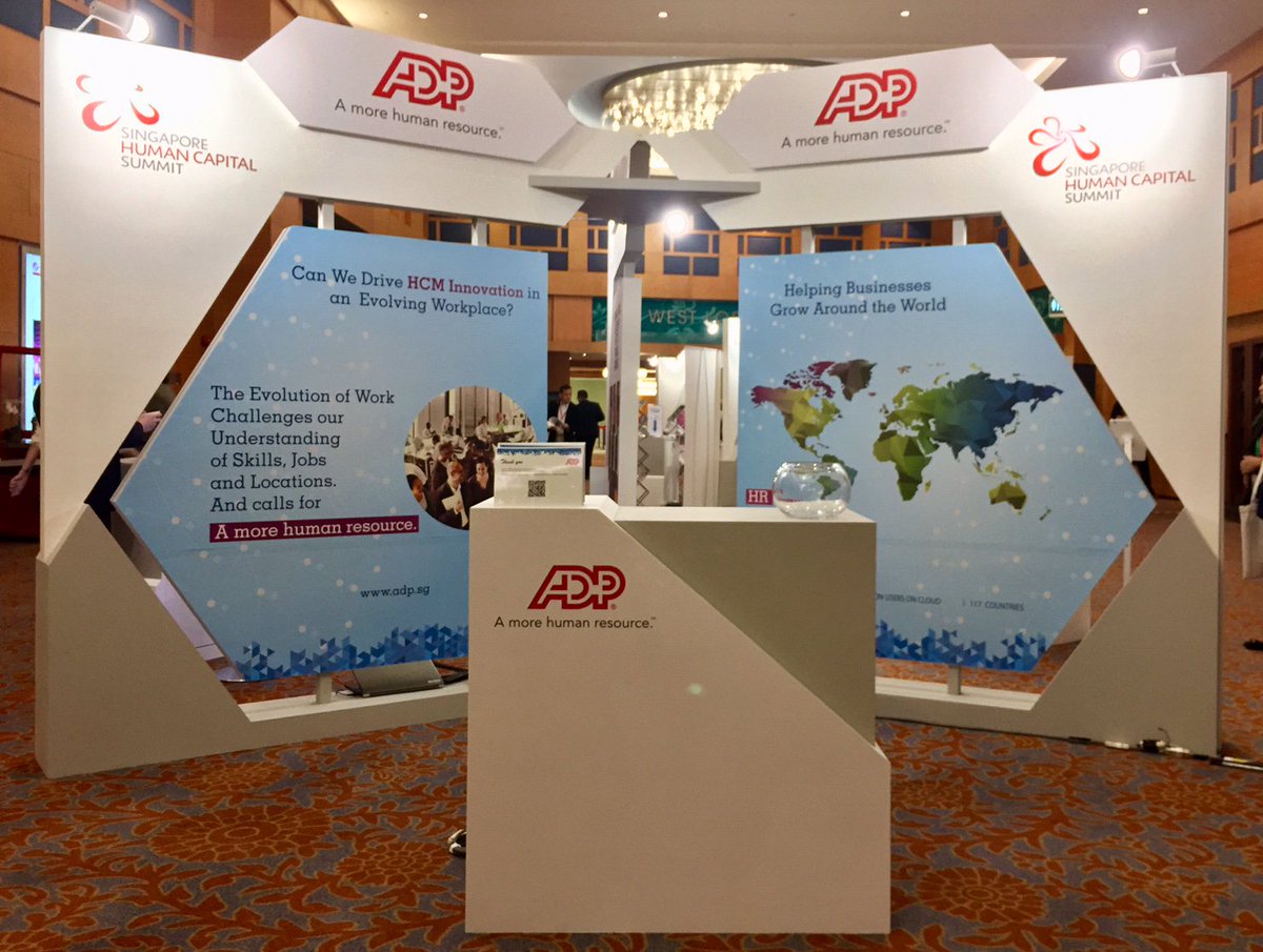 ADP_SG's tweet photo. How's Day 2 going? Head over to our booth and say hello! #hcli #SHCS2017 #ADP #HR #HCM #conference https://t.co/aGMNcFb0qN