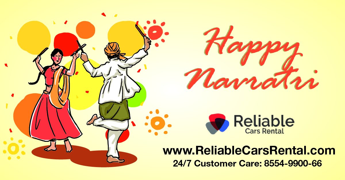 ContactReliable's tweet image. Festival of #Navratri, which marks the worship of Goddess Durga, begins today with religious fervor.. #HappyNavratri #Reliablecarsrental