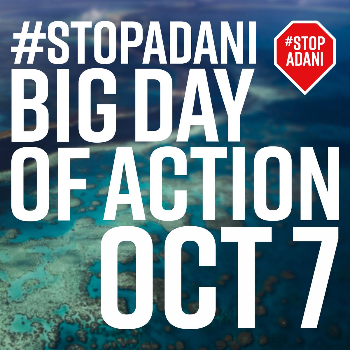 It's COMING! The #StopAdani Big Day of Action - we're spelling it out for pollies at 22 events ard Aust: BE THERE! act.350.org/survey/take-ac…