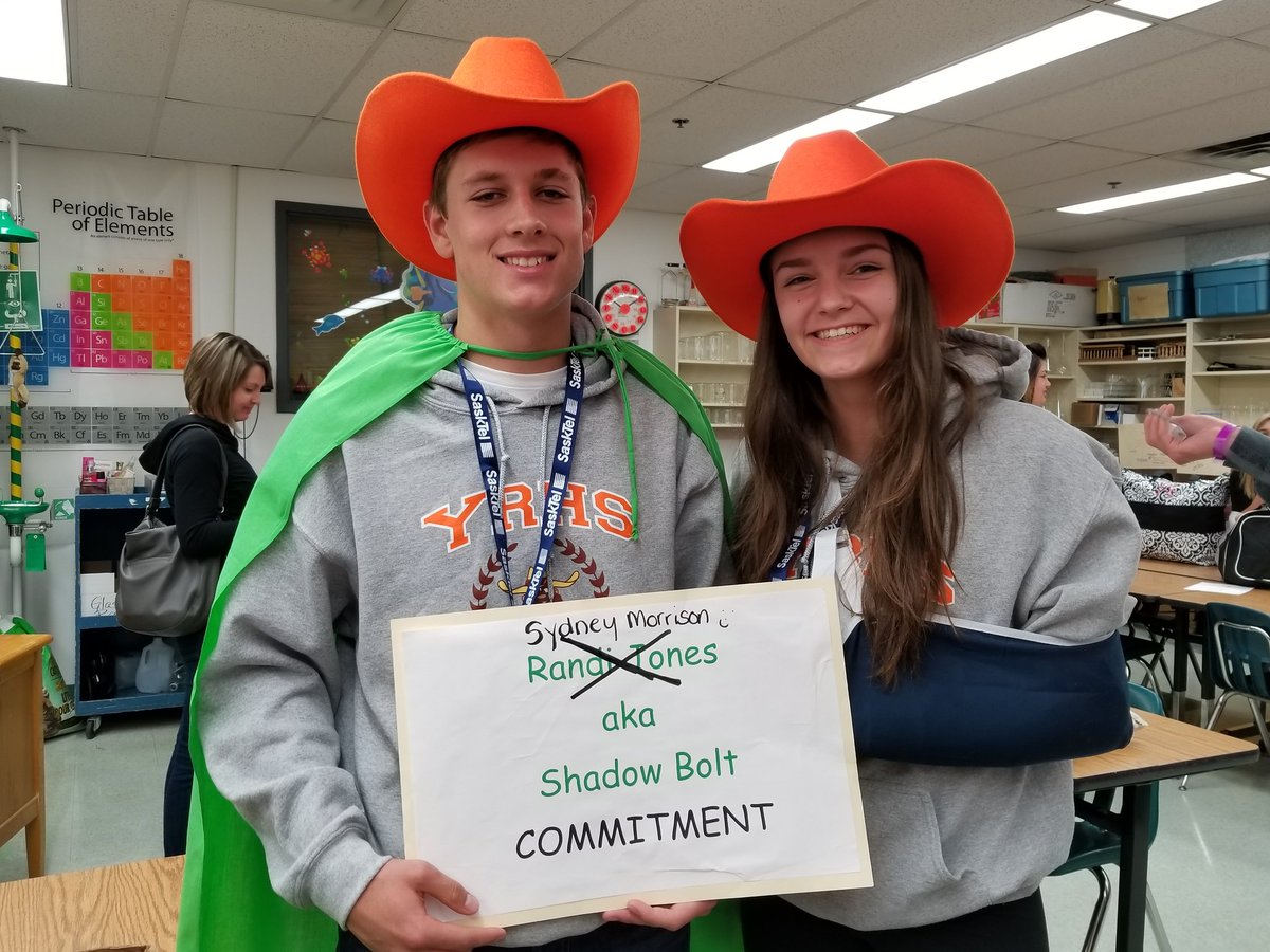 stanek74's tweet photo. Just a couple Superheros here... No big deal. Matthew saved the day when Sydney was sidelined. #yrhs #commitment #sslc2017 https://t.co/Dt3qt86FHe