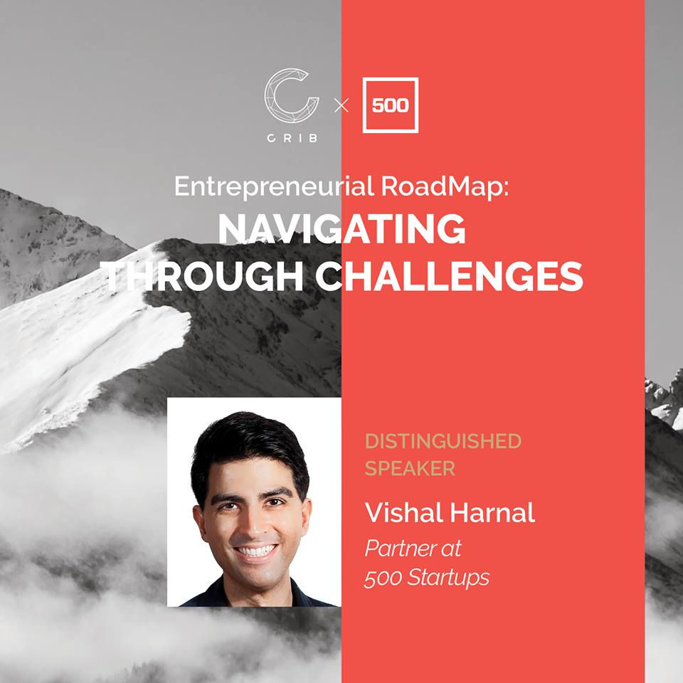 Join us on Oct 4  as <a href="/vishalharnal/">Vishal Harnal</a> from @500Startups_SEA  addresses a session on 'Funding for Startups' at  #CribX500StartupsEvent
