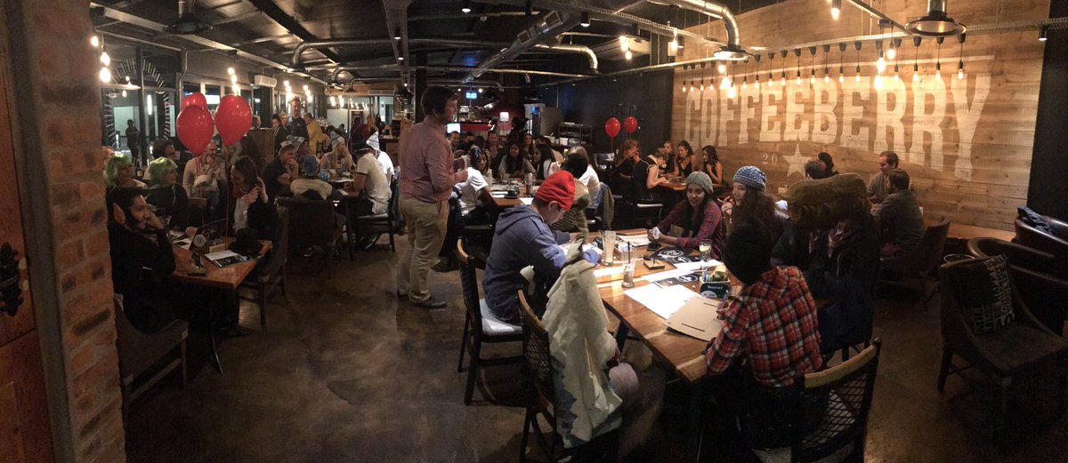 Never get tired of "The Look &amp; Vibe" at the new <a href="/CoffeeberryCafe/">Coffeeberry Cafe</a>