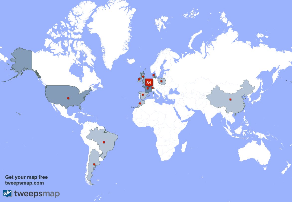thierrytacheny's tweet photo. Selon https://t.co/n3FZCD52dj Mes followers vivent en: Belgique(82%),France(7%),États-Unis(2%) https://t.co/dR1R6Yjikd