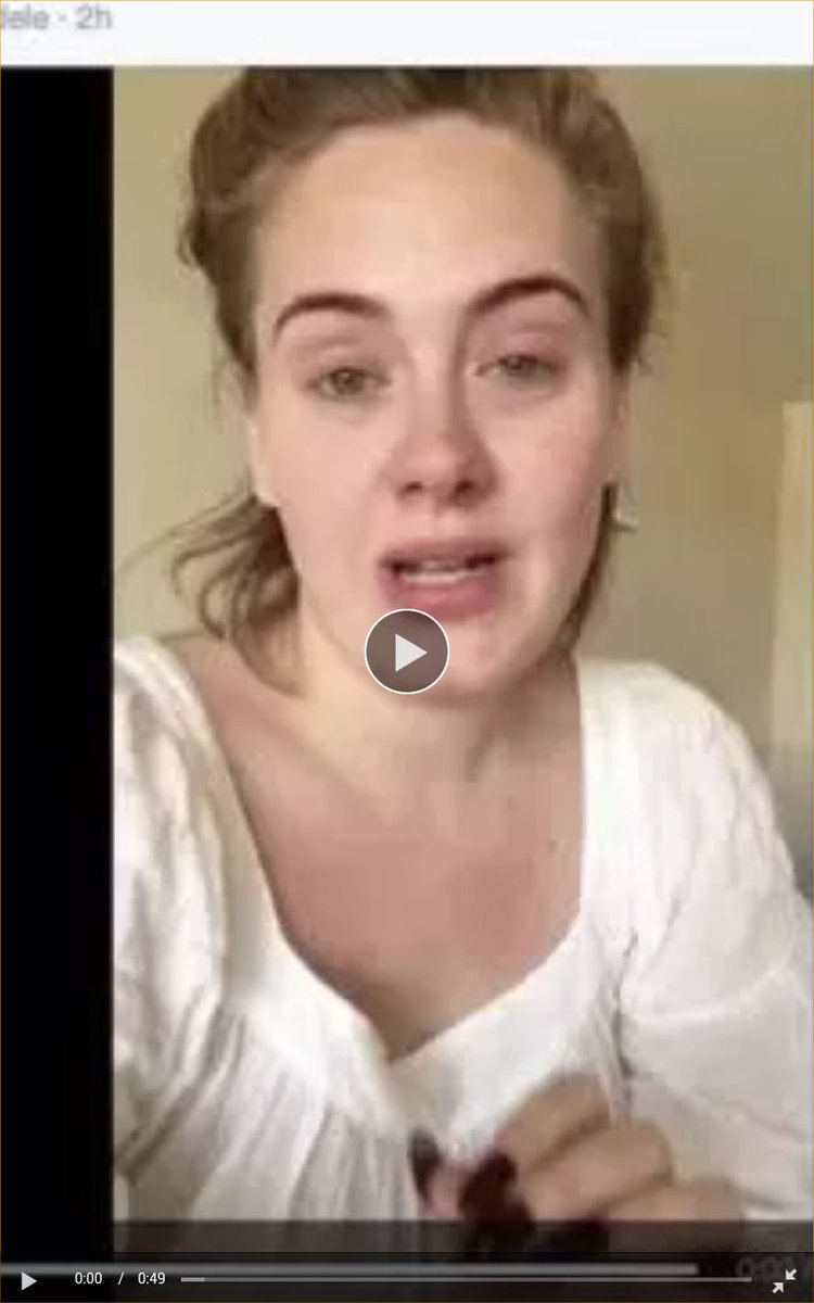 ionlystanAdele's tweet image. I know this was such a sad time for Adele but I love this no makeup photo. Shows her true beautiful self.❤❤