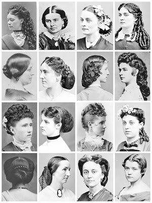 Anacrónicos Recreación Histórica on Twitter Peinados a mediados del siglo  XIX Naturalmente y pese al largo cabello de las damas se requerían  postizos httpstcoxeeyQT50pA  Twitter