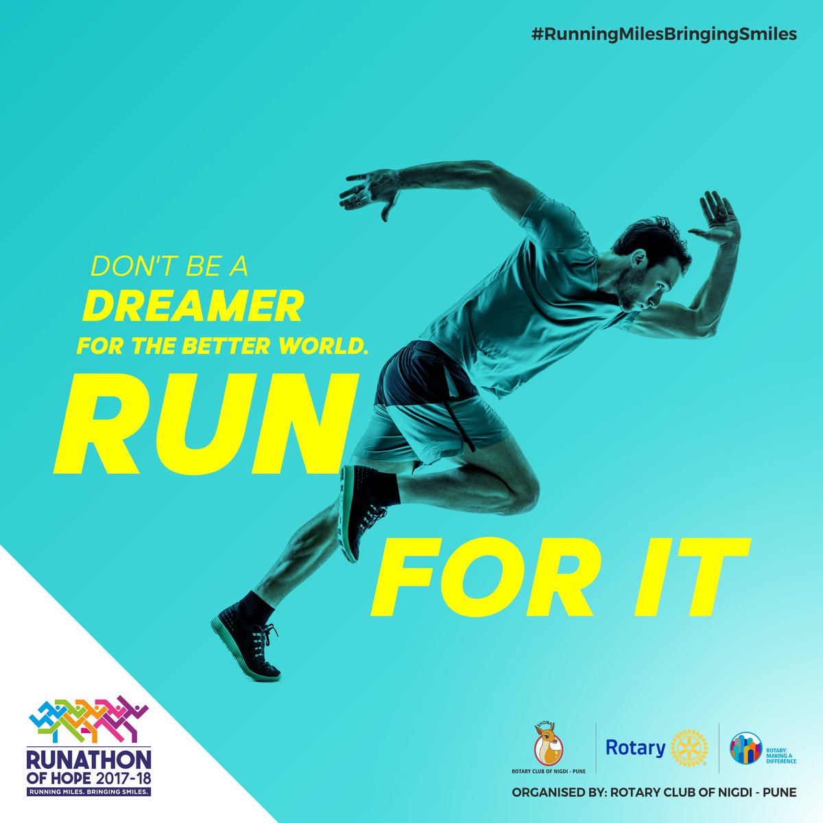 RunathonofHope's tweet photo. We invite you all for Pune's Marathon 'Runathon of Hope' for the better cause. #runathonofhope #RunningMilesBringingSmiles #Pune https://t.co/vOTfT7SjO5