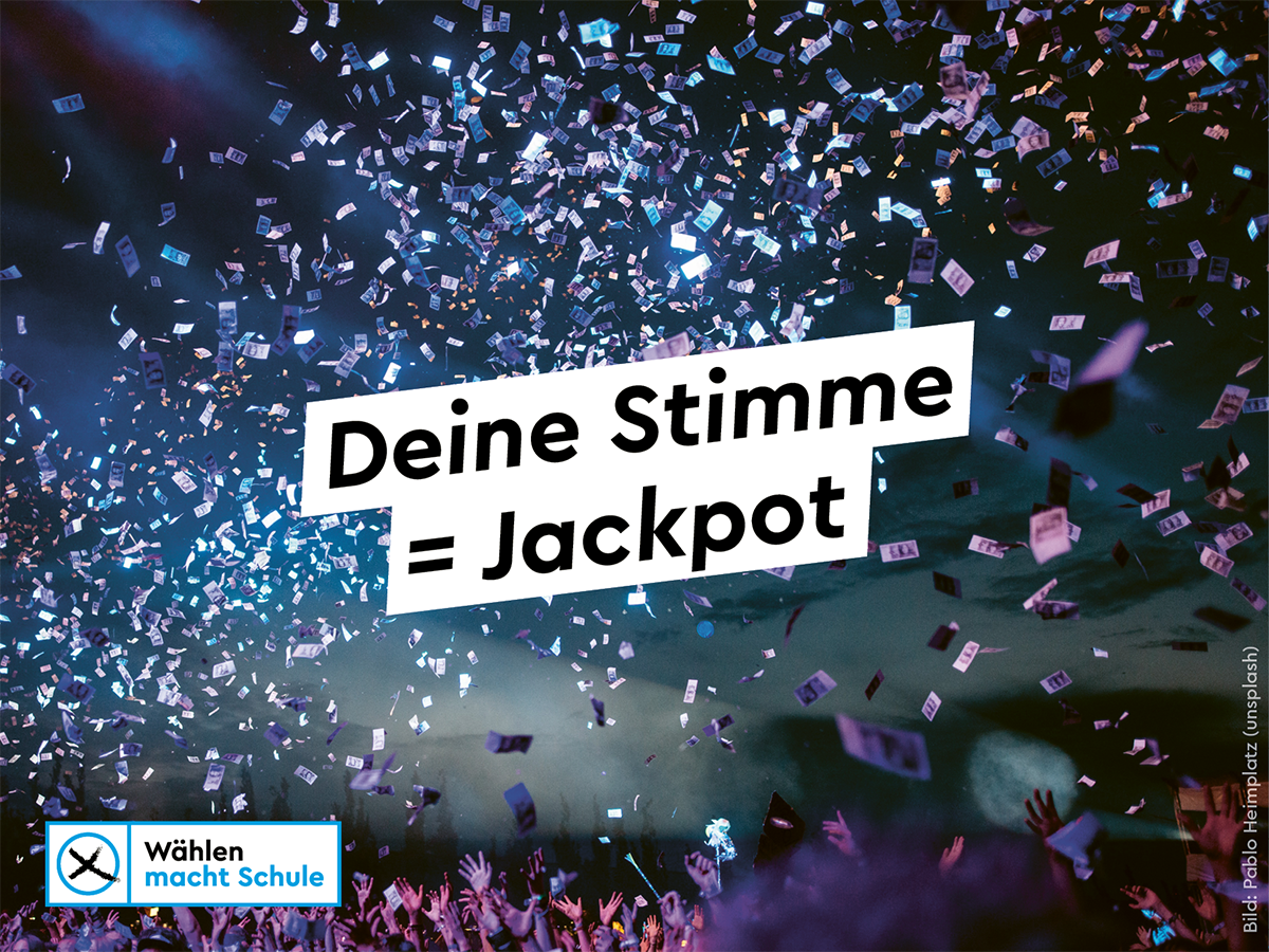 WmS_2017's tweet photo. Sonntag bei #BTW2017 wählen &amp; Grundschulen helfen, Jackpot zu knacken. Mehr unter https://t.co/MlMapyLQ7F https://t.co/2yesIN5YV2