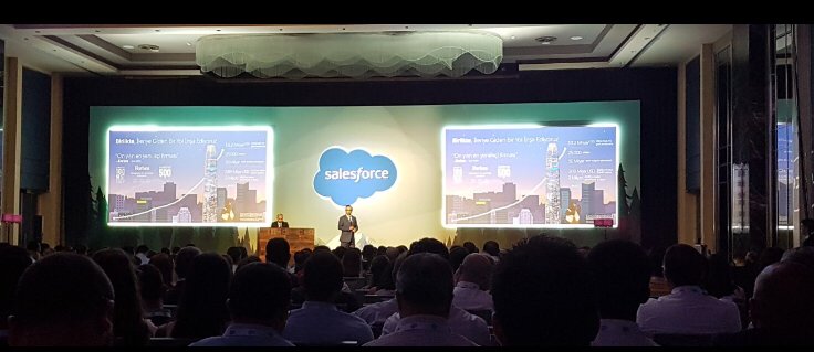 Keynote konusması ile Salesforce Basecamp başladı. #salesforce #salesforcebasecamp #cloudteam