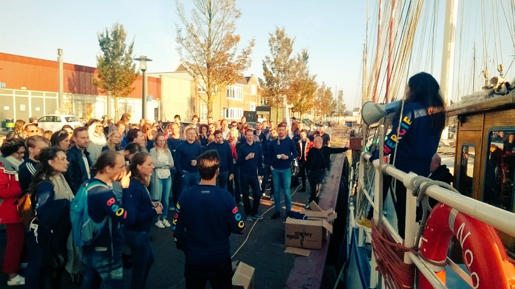SOTB_Springtij's tweet photo. Dear @energieboot friends, Have an inspiring and safe journey! See you @ #Terschelling !! #sailing #springtij @talithamuusse @SpringtijNL https://t.co/KS8AcsLttD