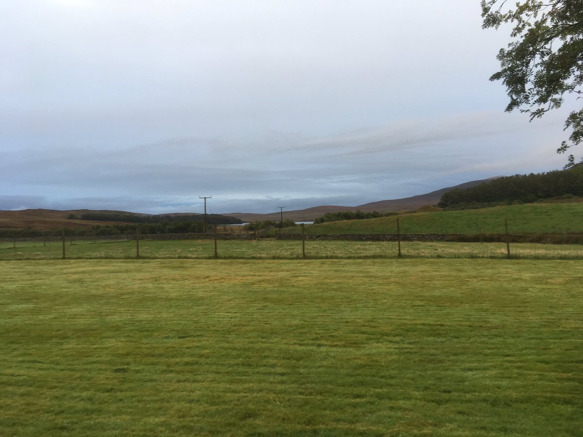 ChrisBarringto2's tweet photo. Day12, Morning from Altnaharra. The final push 72.8 miles to JOG @TauntonRT140 https://t.co/EEY0KiFTZ1