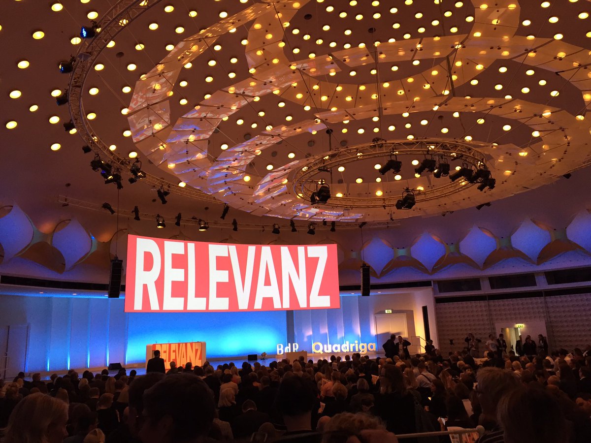 Relevanz? Relevanz! Los geht's in Berlin <a href="/kkongress/">Kommunikationskongress</a> #kk2017