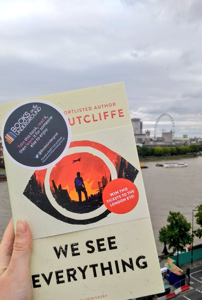 About to head out with copies of #WeSeeEverythingBook. Finders: tweet where you found your copy for a chance to see everything from the Eye!
