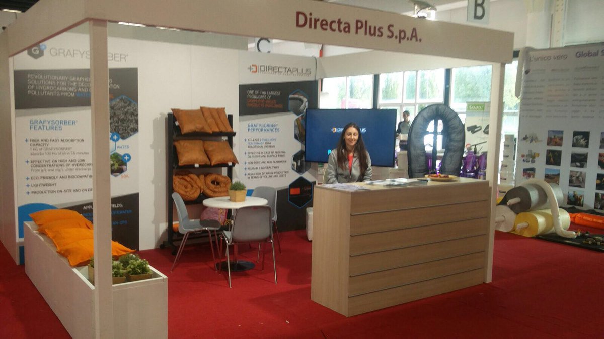 DirectaPlus_'s tweet image. Our stand at @RemTechExpo17 #OILSpill #Grafysorber #wastewater #treatment