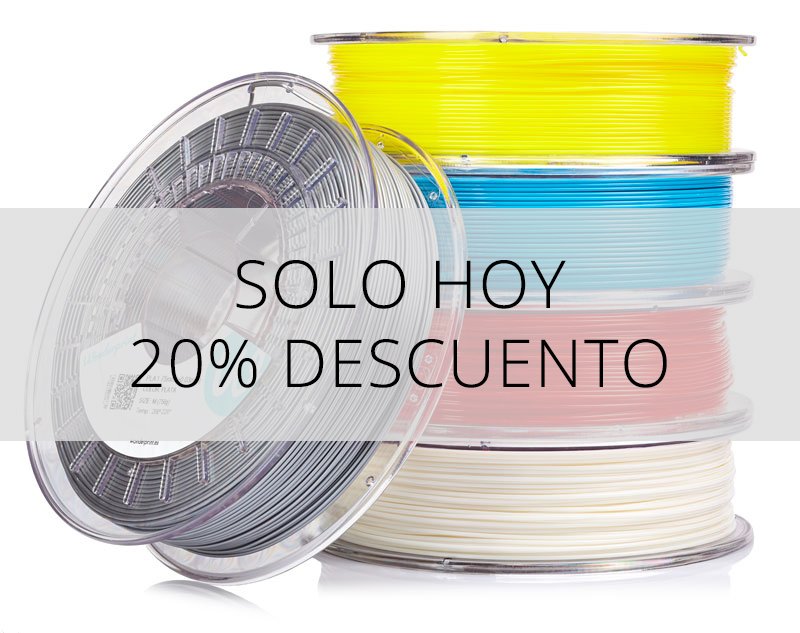 Solo hoy 20% de descuento en wonderprint.es  #3dprint #3dprinting #3dprinter <a href="/3dprinted/">3dPrinted</a> #impresion3d #impresora3d #impresoras3d #filamento3d