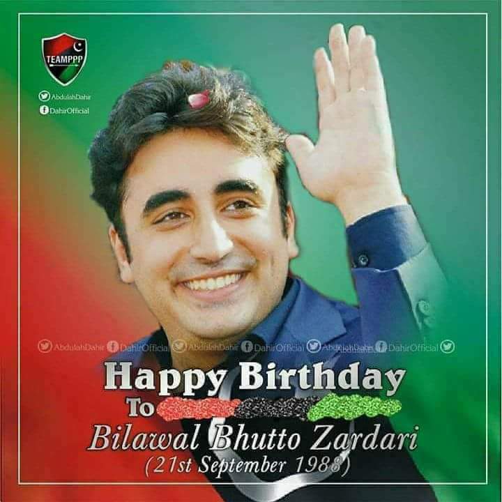 Happy Birthday Chairman Bilawal Bhutto Zardari   
