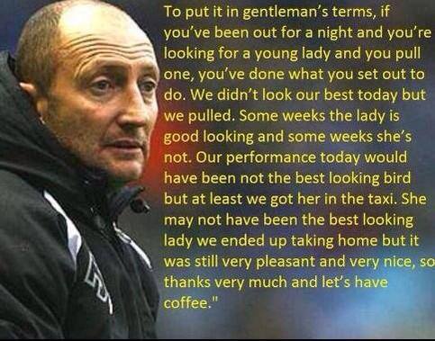 One of Ian Holloway's best.