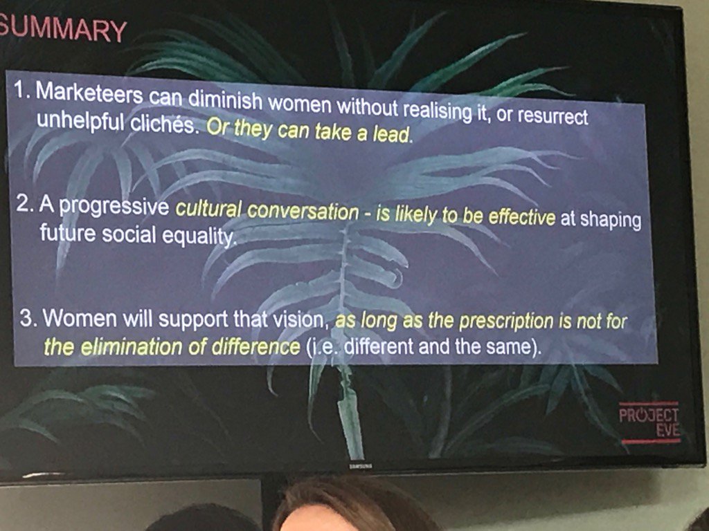 lordignam's tweet photo. #ProjectEve We as marketers have our role to play to drive Gender Equality - different but equal #LetsPlayOurPart https://t.co/mcHSB5owsc