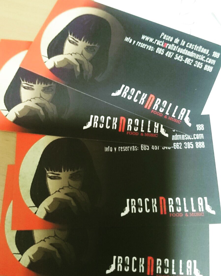 ofercopy's tweet image. Para lo amantes del cine y la música, estas tarjetas de RockNRolla son un sueño 😍😍😍 #imprenta #diseñografico