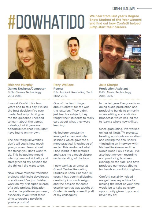 GCStudio_'s tweet image. #GCRStatement | Rory speaks to @Confetti_ICT about #LifeInSound, #CareerHacks &amp;amp; #StudentLife bit.ly/2aIsevy