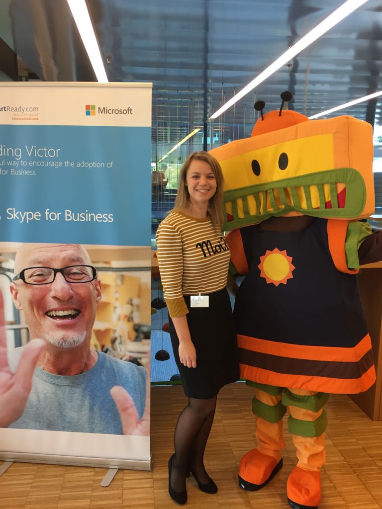 #FindingVictor MAWD is op bezoek bij <a href="/microsoftnl/">Microsoft Nederland</a>! #skype4b