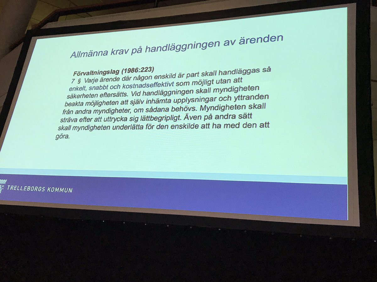 MarieLarsson1's tweet photo. Ren poesi i förvaltningslagen. Vi är glada att lyssna till Trelleborg kommun idag på vår stora chefsdag för #Skellefteå kommun. https://t.co/LikYcKOr8U