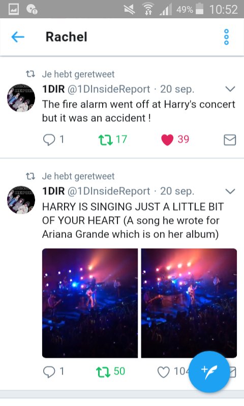 OneDiRachel's tweet photo. Day 647: Harry's tour started in San Francisco
Niall had a show in LA https://t.co/MHunNVOjbE