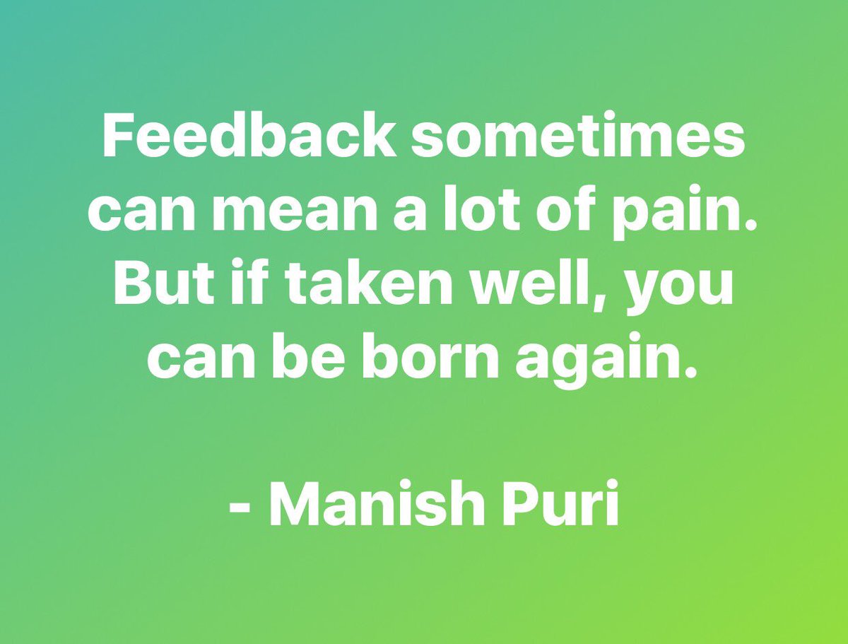 To get #results, sometimes #change is required. And that's where #feedback can play a big part. 

stravenues.com