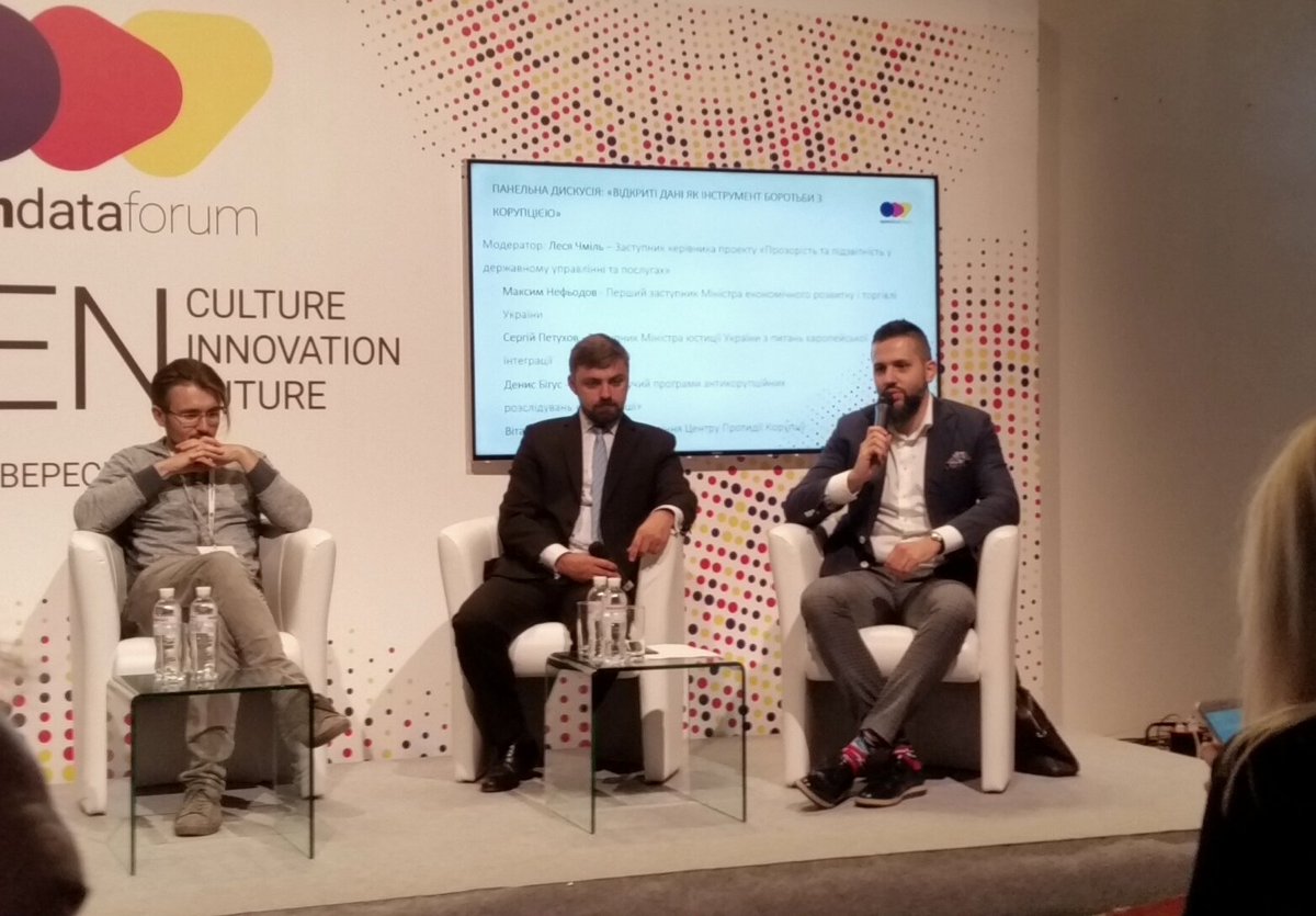 P_Matiaszek's tweet photo. Open Data in fight against corruption: Not only weapon, not enough by itself, but essential ingredient @nefyodov #odforum 2017 Kyiv Ukraine https://t.co/UqM76sk5fQ